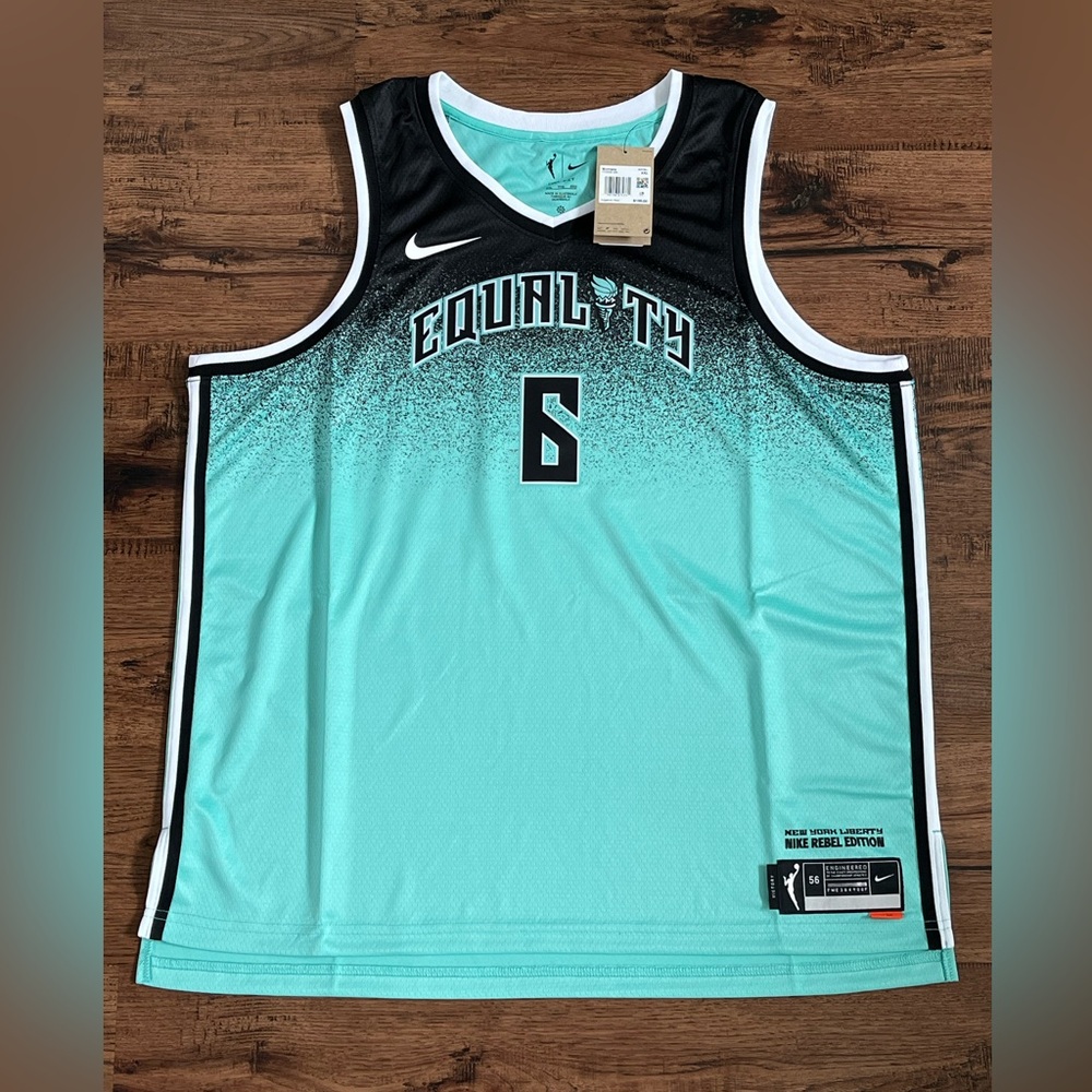 Nike WNBA New York Liberty Natasha Howard Rebel Edition Jersey (size wmns XXL)